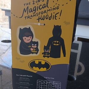 2-in-1 Magical Transforming Hoodie - Black and Yellow